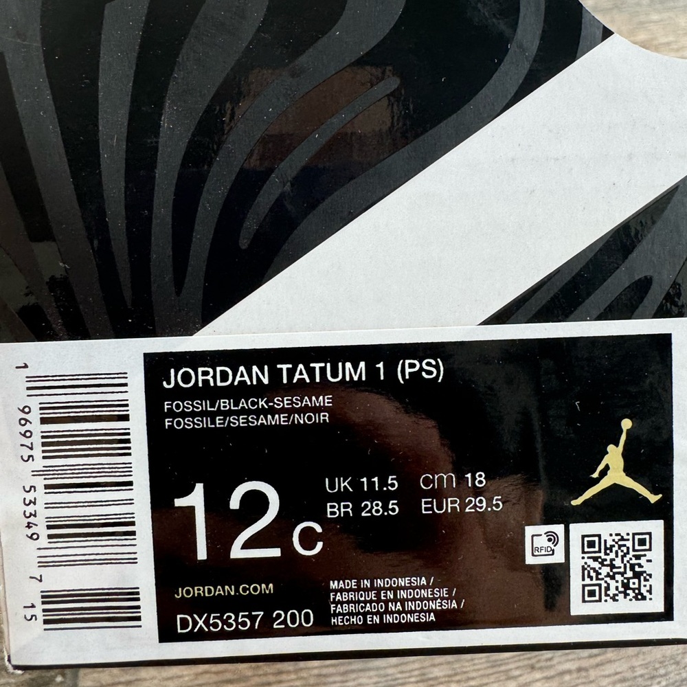 Brand New Jordan Tatum 1 Preschool Kids Sneakers“Tunnel Walk” - Picture 9 of 14